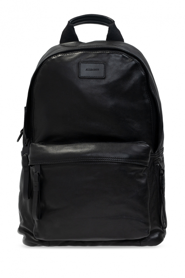 logo strap zipped messenger bag Extension fmedShops France Black Arena leather backpack AllSaints